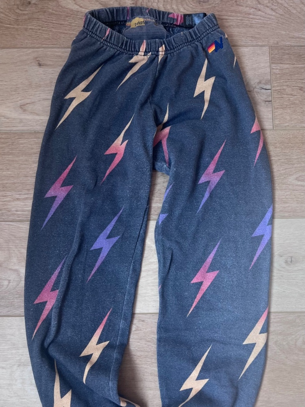 Aviator Nation Bolt Repeat Sweatpants size sm